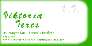 viktoria tercs business card